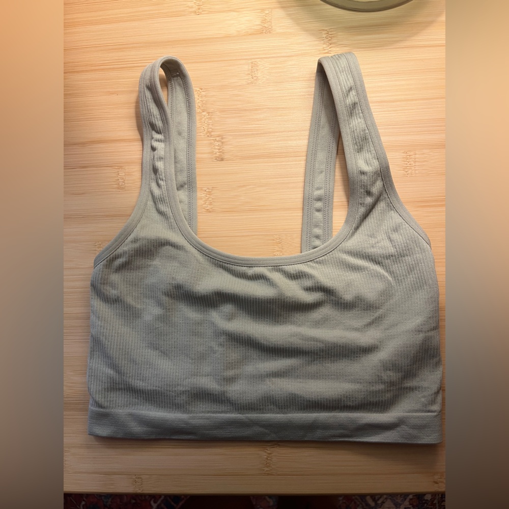 Double lined longline bralette top